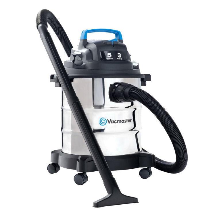 Vacmaster VOC507S 5 Gallon Steel Tank Wet/Dry Canister Vacuum & Reviews